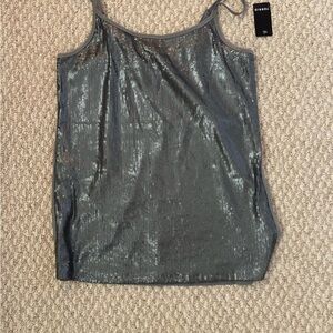 Torrid Shimmering Silver Cami Top